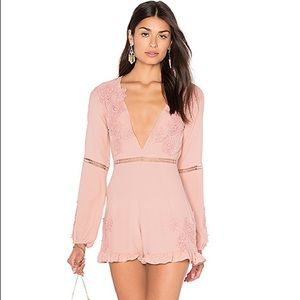 For Love and Lemons Romper. Small.